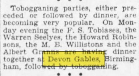 Devon Gables (Port O Three) - Feb 1929 Article  (newer photo)